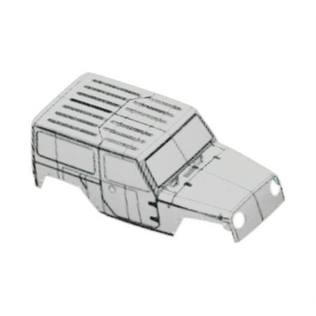 PC BODY SHELL (WHITE) -86010-JK