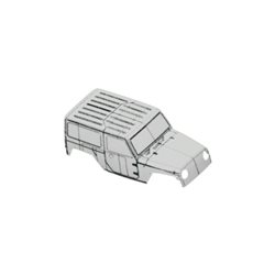 PC BODY SHELL (WHITE) -86010-JK