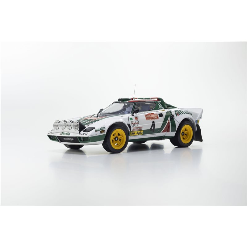 Kyosho 1:18 Lancia Stratos HF B.Waldegard Winner San Remo 1976 Nr.4