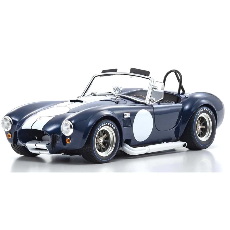 Kyosho 1:18 Shelby Cobra 427 S/C Spider 1962 Dark Blue-White