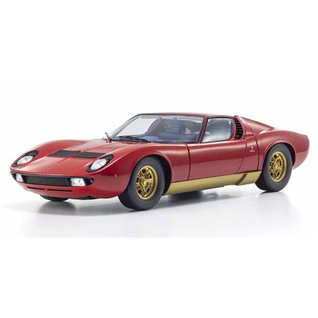 Kyosho 1:12 Lamborghini Miura P400 1968 Red/Gold