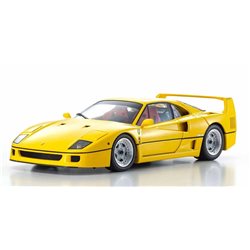 Kyosho 1:18 Ferrari F40 Yellow 1987 Die-Cast Collection