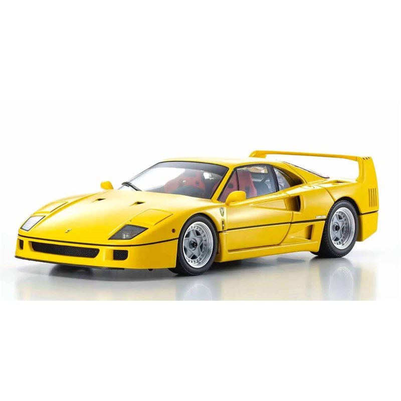 Kyosho 1:18 Ferrari F40 Yellow 1987 Die-Cast Collection