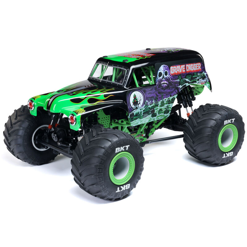 LMT 2.0: 4wd Solid Axle Monster Truck RTR - Grave Digger