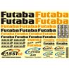 Futaba Original dekal flyg 18x26cm