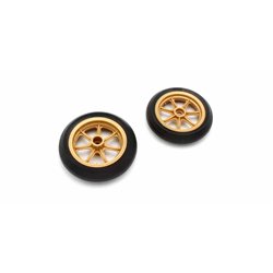Kyosho Hanging-On Racer Yamaha YZR500 Tyres & Wheels (2)