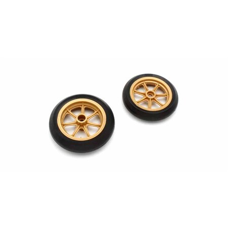 Kyosho Hanging-On Racer Yamaha YZR500 Tyres & Wheels (2)