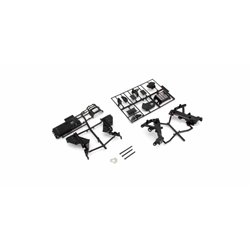 Kyosho Hanging-On Racer Main Frame and Gearbox Set (YZR500/Black)