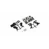 Kyosho Hanging-On Racer Main Frame and Gearbox Set (YZR500/Black)