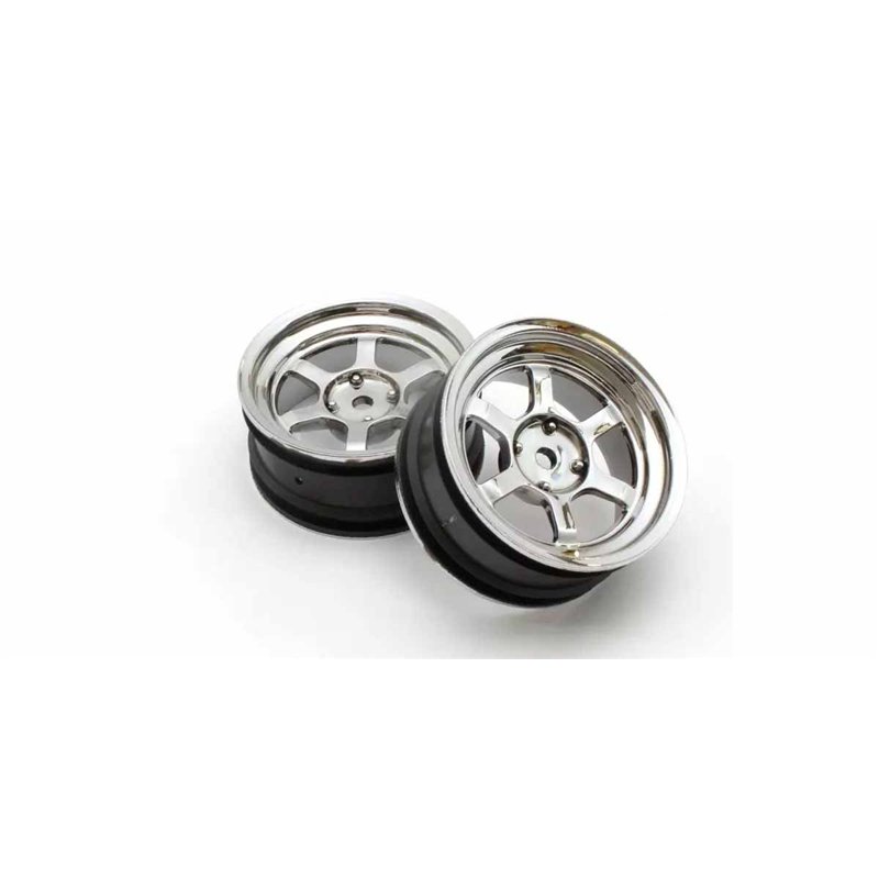Kyosho 1:10 Fazer FZD2 Rays TE37V Wheel Offset 5mm (2) Plated
