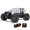 1/10 GORGON 2WD RTA Kit Brushed Monster Truck (Battery & Charger Included), Clear