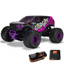 1/10 GORGON 2WD RTR Brushed Monster Truck (Battery & Charger Included), Purple