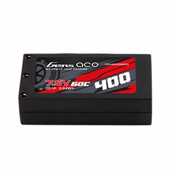 GensAce Mini 1:28 LiPo 2S HV 2.0 7.6V-400-60C(JST) 44x23x12mm 19g