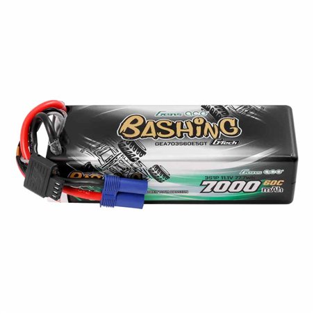 GensAce Bashing LiPo 3S 11.1V-7000-60C (EC5) 138x47x39mm 450g G-Tech