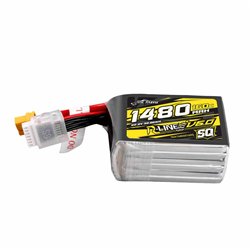 Gensace Tattu-R V6 LiPo 6S 1480mAh-160C (XT60) 77.3x37.6x36.6mm 220g