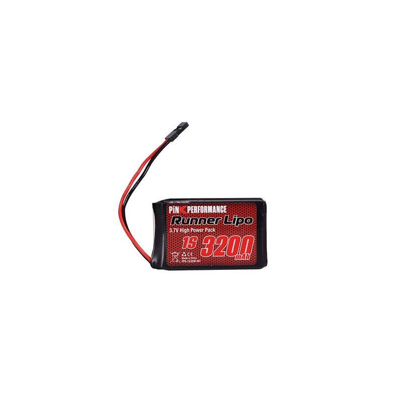 Pink Runner LiPo 1S 3.7V-3200 for Sanwa MT44 - MT5