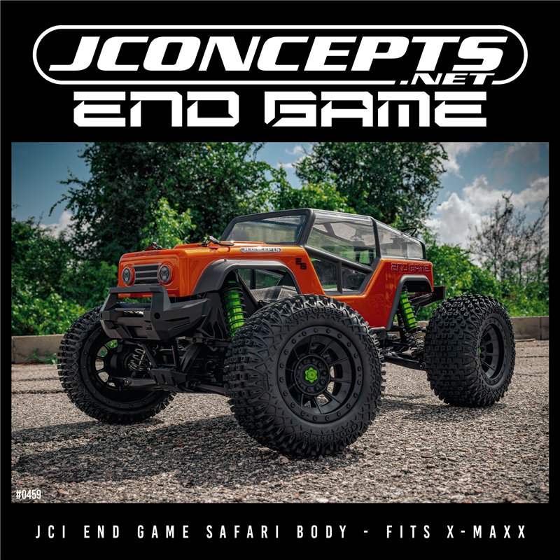 JCI - End Game safari body - (Fits - Traxxas X-Maxx includes JC 5131 body mount set)