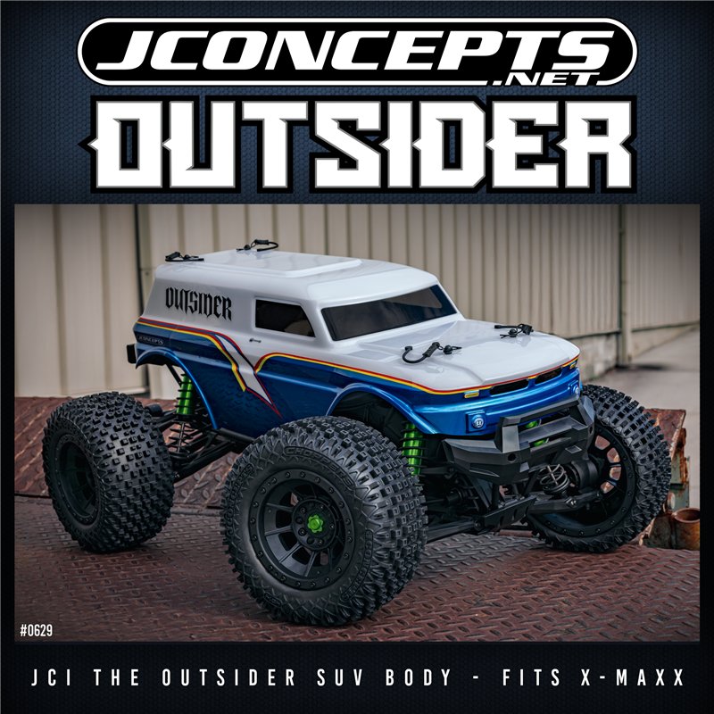 JCI - The Outsider SUV body - (Fits - Traxxas X-Maxx includes JC 5131 body mount set)