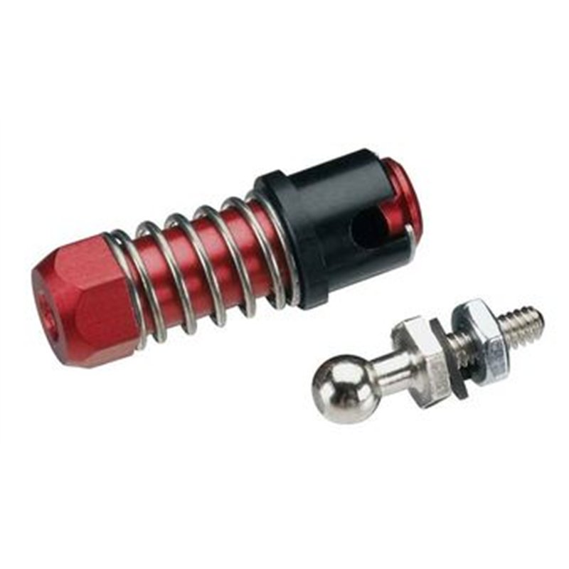 Aluminum Ball Connector 2-56 with locking sleeve