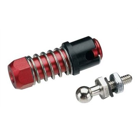Aluminum Ball Connector 2-56 with locking sleeve