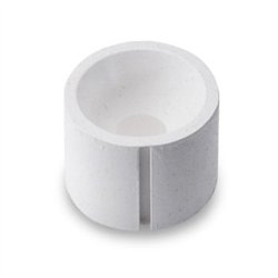 Rubber Adapter white medium Si