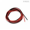 Wire Red & Black 24AWG D0.5/1.6mm x 1m