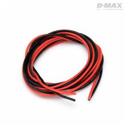 Wire Red & Black 22AWG D0.6/1.7mm x 1m
