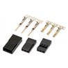 Connector JR/Universal Servo gold plated  pair