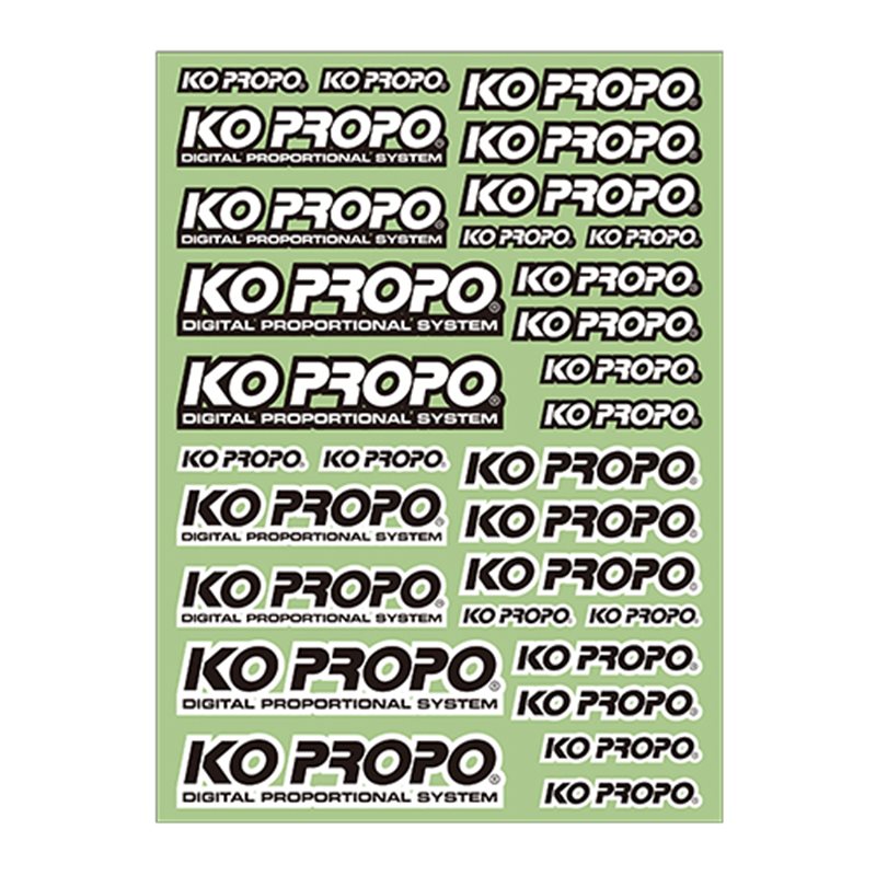 KO Decal Black/White
