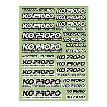 KO Decal Black/White